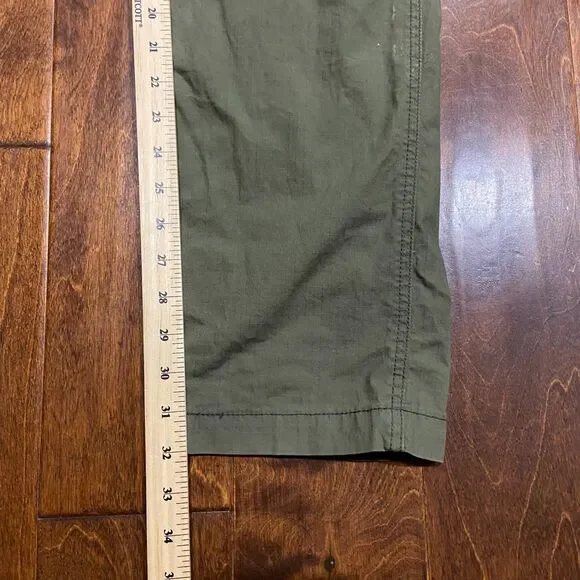 Levi's Regular Fit Ripstop Cargo Military Green Straight Pants Mens Size 34 x 32 - Picture 8 of 9